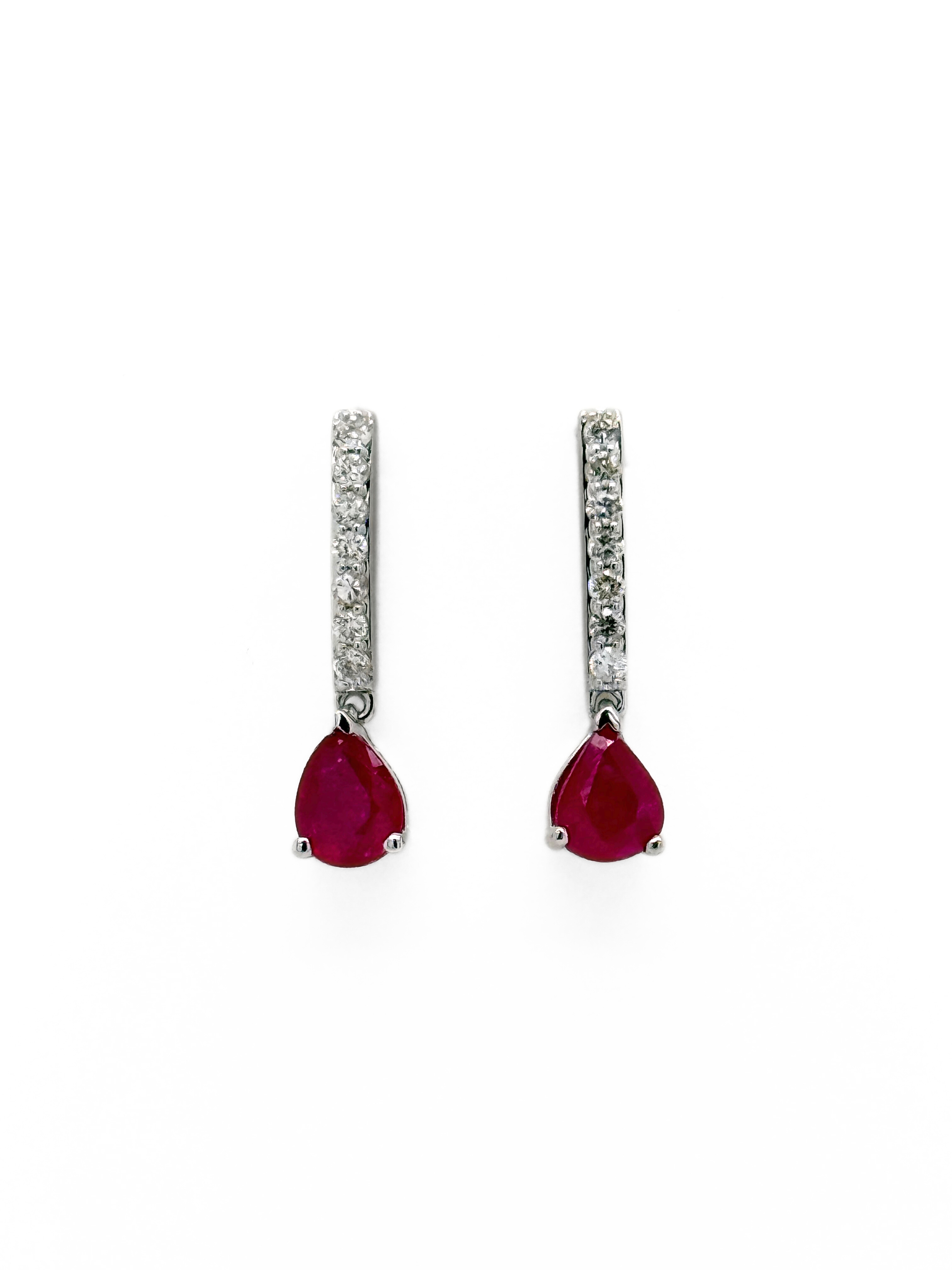 RUBY DNGL EARRINGS-417993